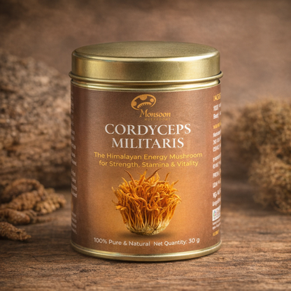 Premium Cordyceps Militaris – Natural Energy & Immunity Booster - 30 gm