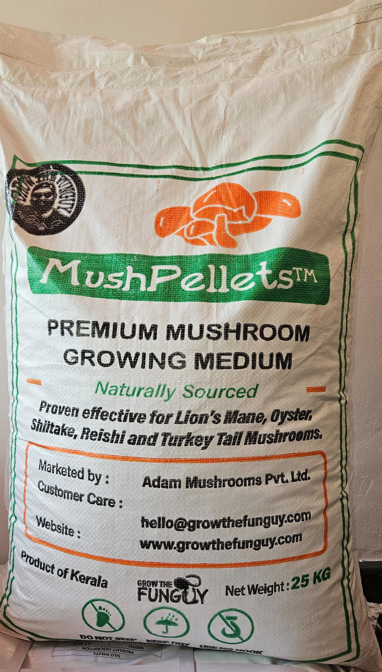 Mush pellets oyster